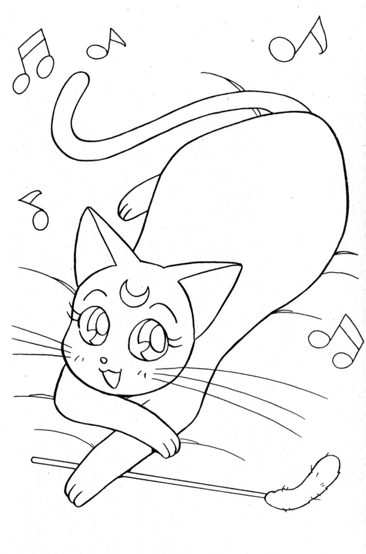 cats006.jpg (1200×1816) | Sailor moon coloring pages, Sailor moon cat