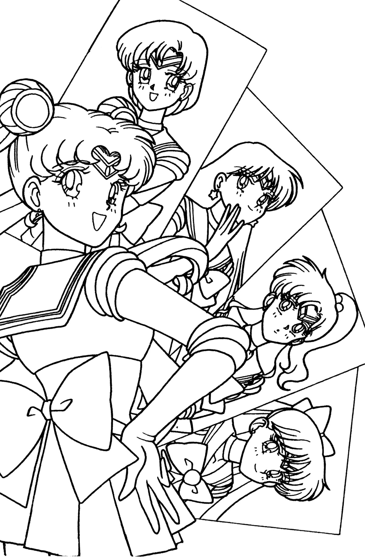 sailor senshi coloring pages - photo #33