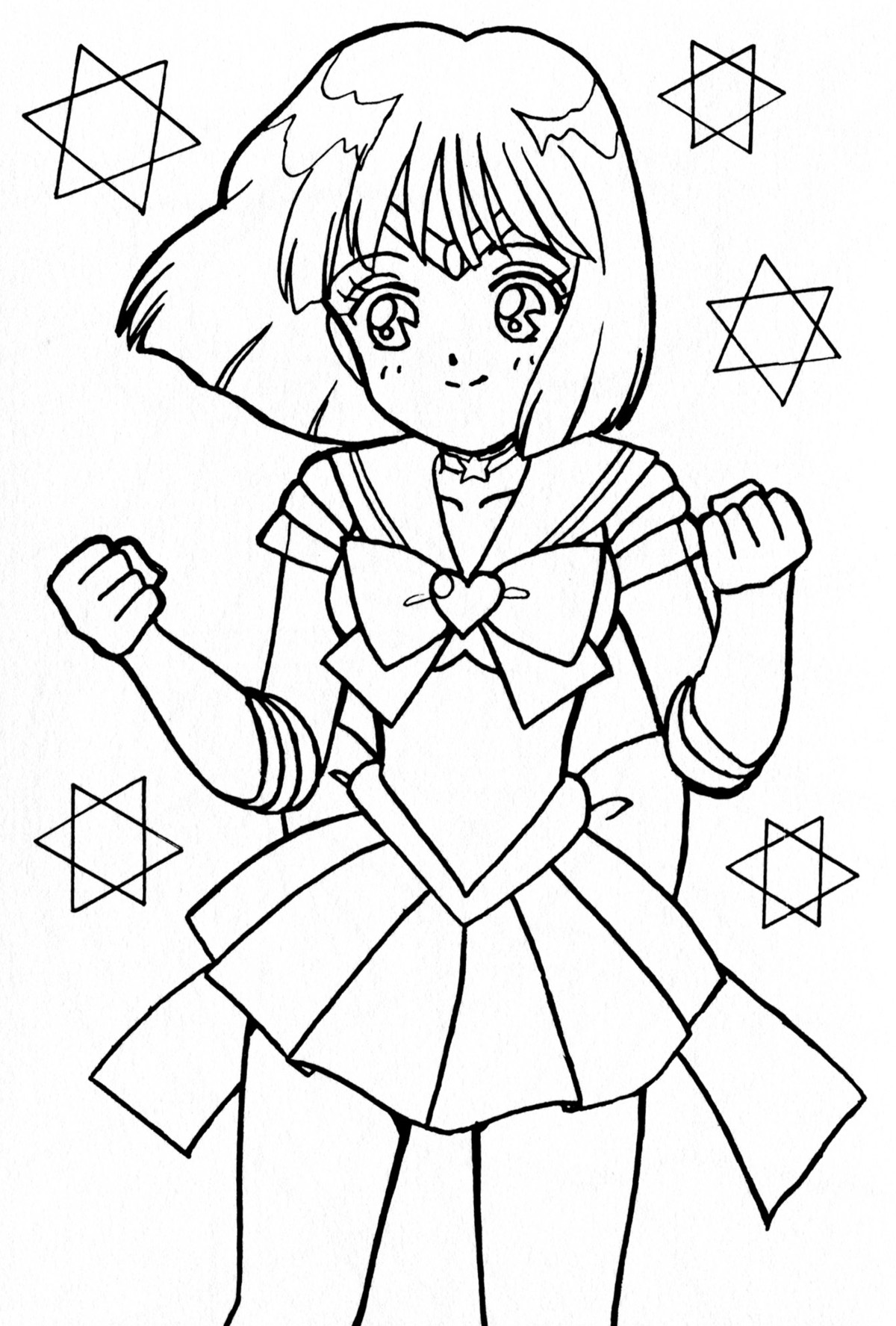Tsuki Matsuri THE Sailormoon Coloring book archive